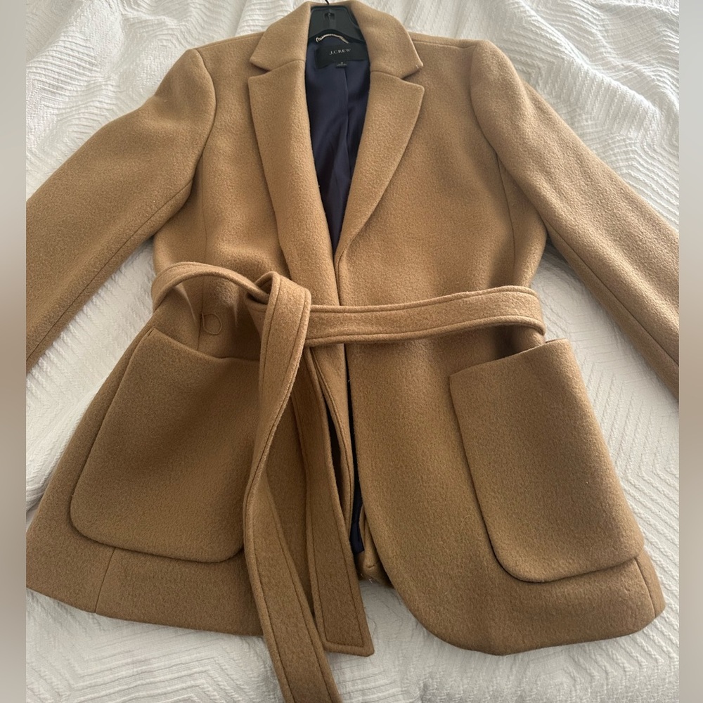 JCrew Tan Blazer/Coat